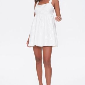 Metallic Polka Dot Fit & Flare Dress